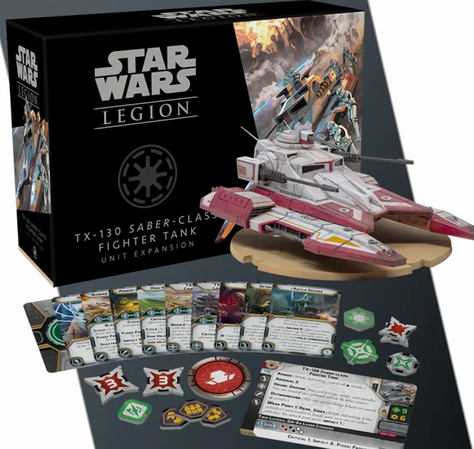 Fantasy Flight Games Star Wars Legion>Star Wars Legion Tx-130 Saber-Class Repulsor Tank