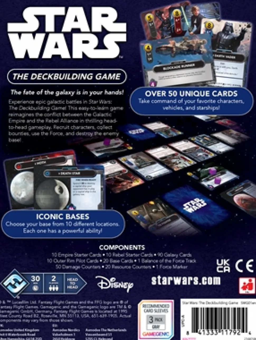 Fantasy Flight Games Strategische Spellen>Star Wars: The Deckbuilding Game