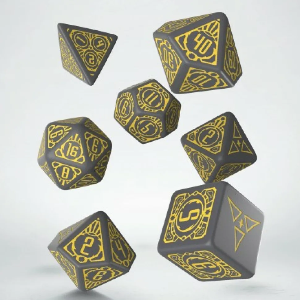 Q Workshop Dobbelstenen>Starfinder Threefold Conspiracy Dice Set (7)