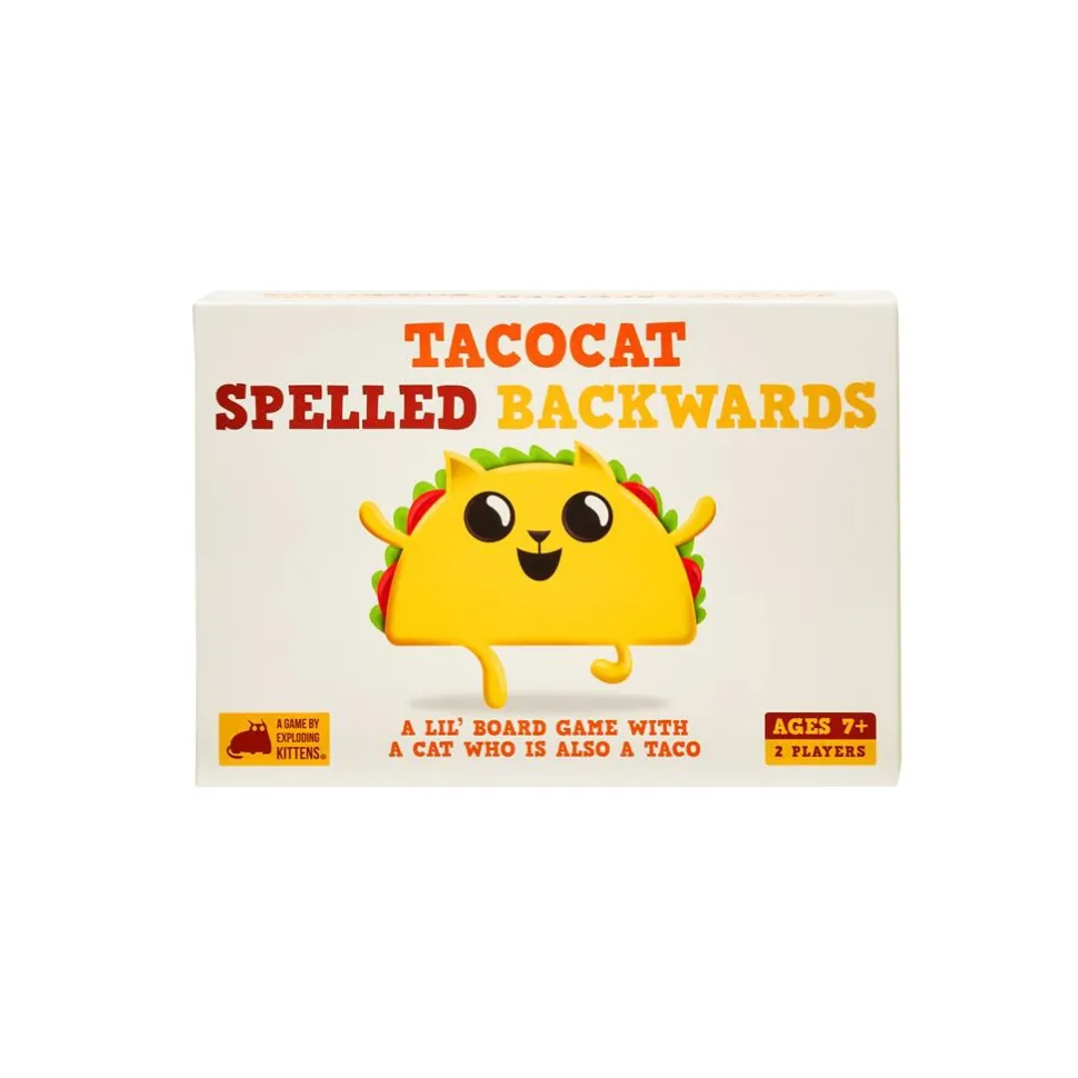 Exploding Kittens 2 Persoonsspellen>Tacocat Spelled Backwards - Bordspel