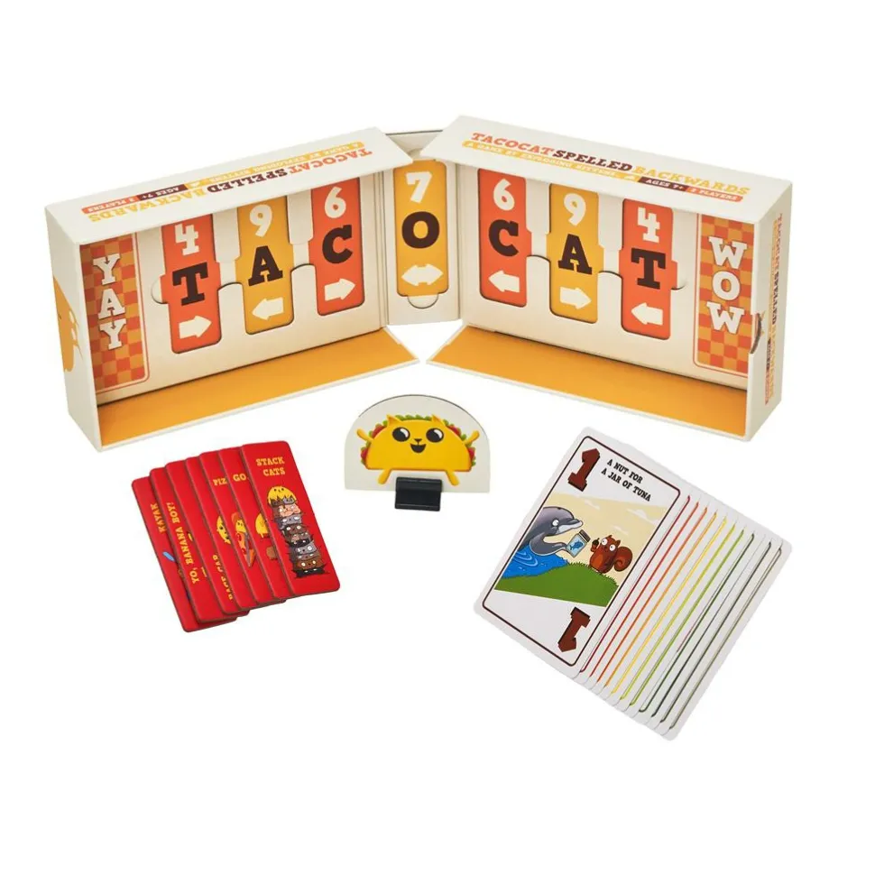 Exploding Kittens 2 Persoonsspellen>Tacocat Spelled Backwards - Bordspel