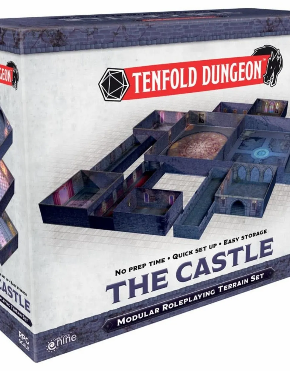 Gale Force Nine Accessoires>Tenfold Dungeon: The Castle - En