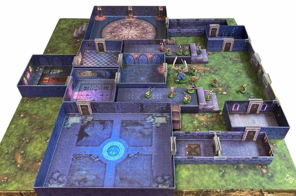 Gale Force Nine Accessoires>Tenfold Dungeon: The Castle - En