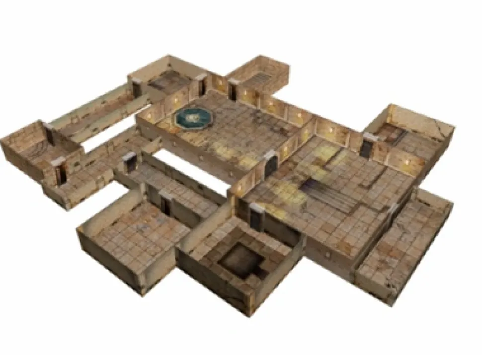 Gale Force Nine Accessoires>Tenfold Dungeon: The Temple - En