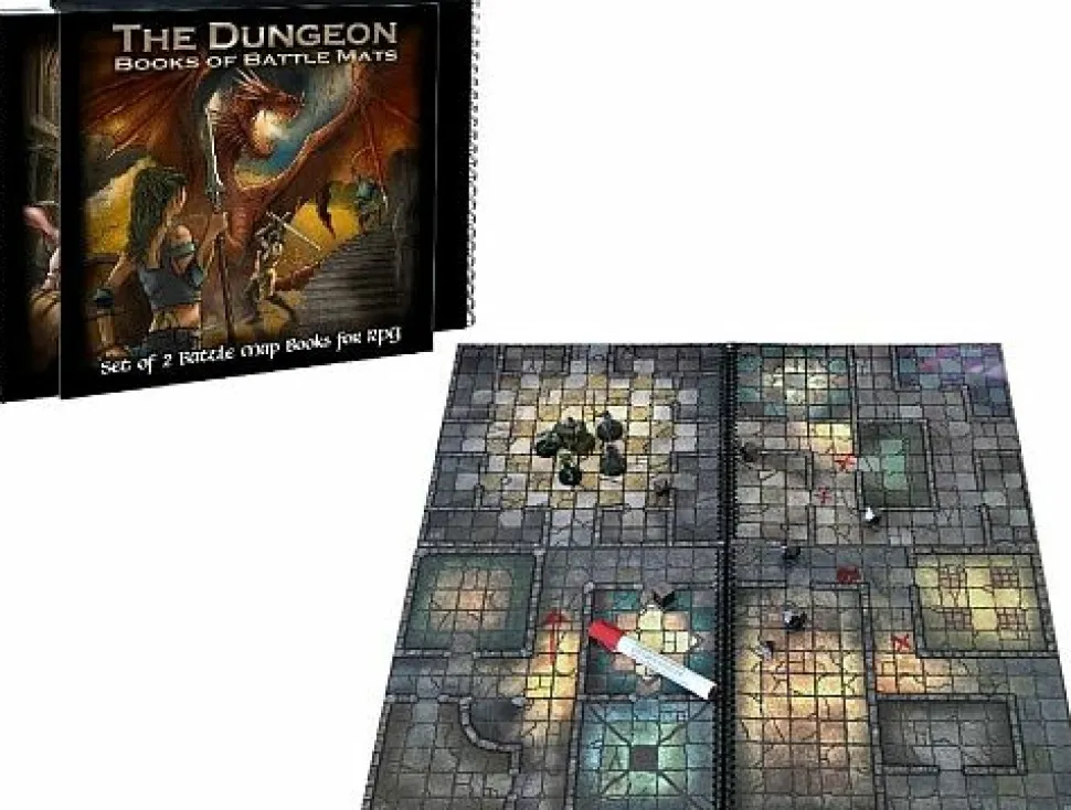 Loke Battlemats Battlemats>The Dungeon Books Of Battle Mats