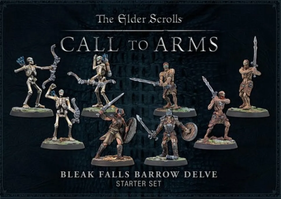 Modiphius Entertainment Miniaturen>The Elder Scrolls: Call To Arms - The Bleak Falls Barrow Delve Starter Set