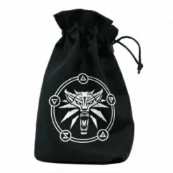 Q Workshop Dobbelstenen>The Witcher Dice Pouch Geralt - School Of The Wolf