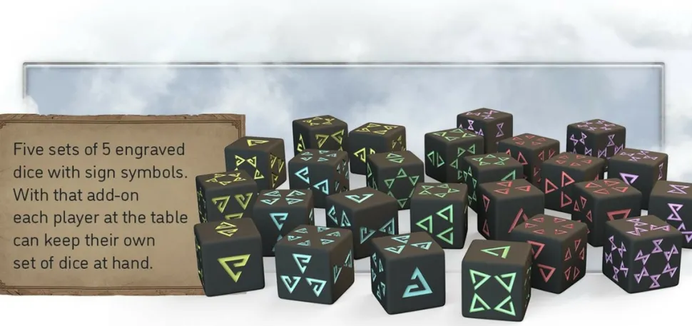 Rebel Dobbelstenen>The Witcher Old World - Additional Dice Set
