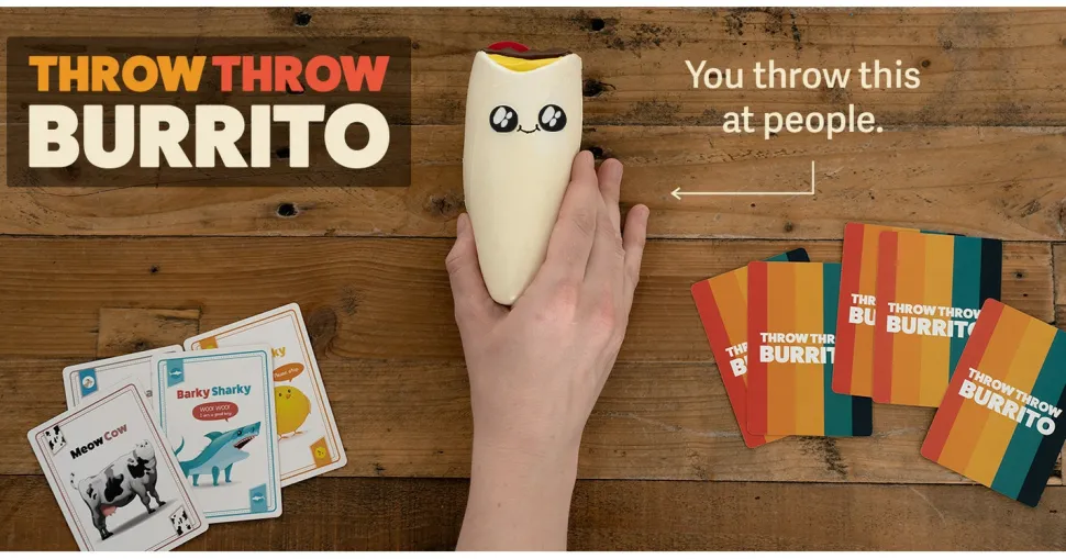 Exploding Kittens Kaartspellen>Throw Throw Burrito - Partyspel