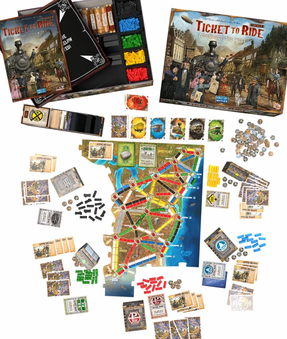 Days of Wonder Ticket To Ride>Ticket To Ride Legacy Legends Of The West En
