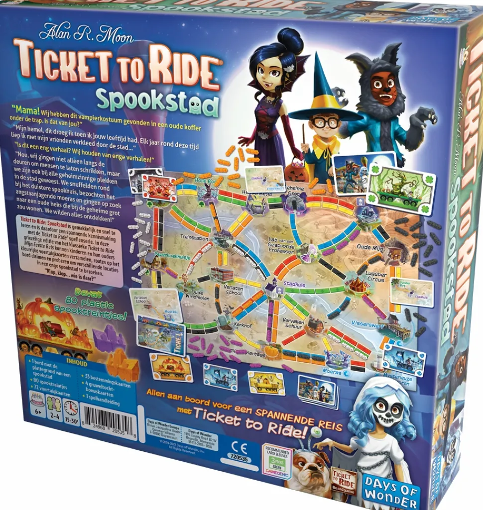 Days of Wonder Kinderspellen>Ticket To Ride Spookstad