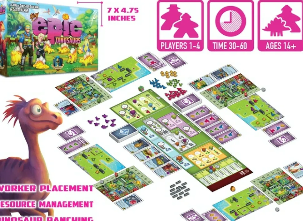 Gamelyn Games Strategische Spellen>Tiny Epic Dinosaurs - En