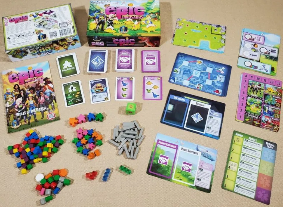 Gamelyn Games Strategische Spellen>Tiny Epic Dinosaurs - En
