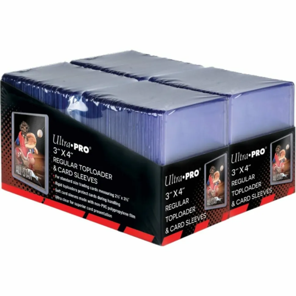 Ultra Pro Sleeves (Standard Size)>Toploaders: 3X4 Regular Sleeves (200)