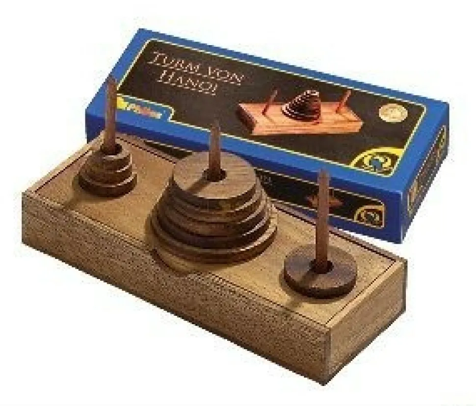 Philos Houten Puzzel>Toren Van Hanoi
