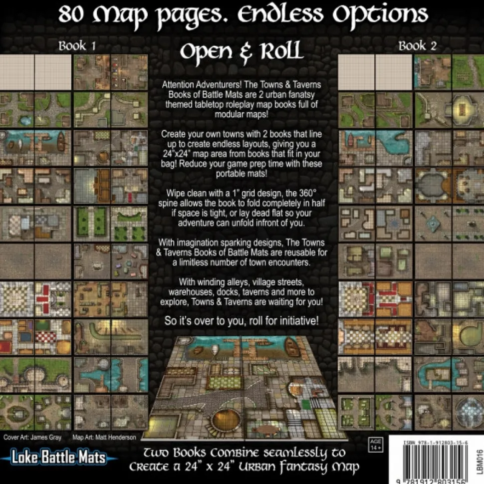 Loke Battle Mats Battlemats>Towns & Taverns Battle Mat