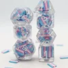 Foam Brain Games Dobbelstenen>Transgender Flag Rpg Dice Set