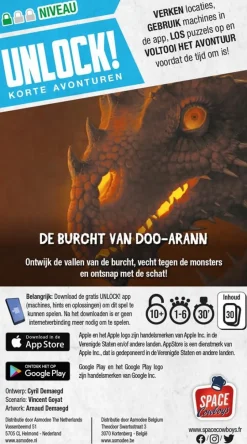 Space Cowboys Unlock>Unlock! Korte Avonturen 4: De Burcht Van Doo-Arann