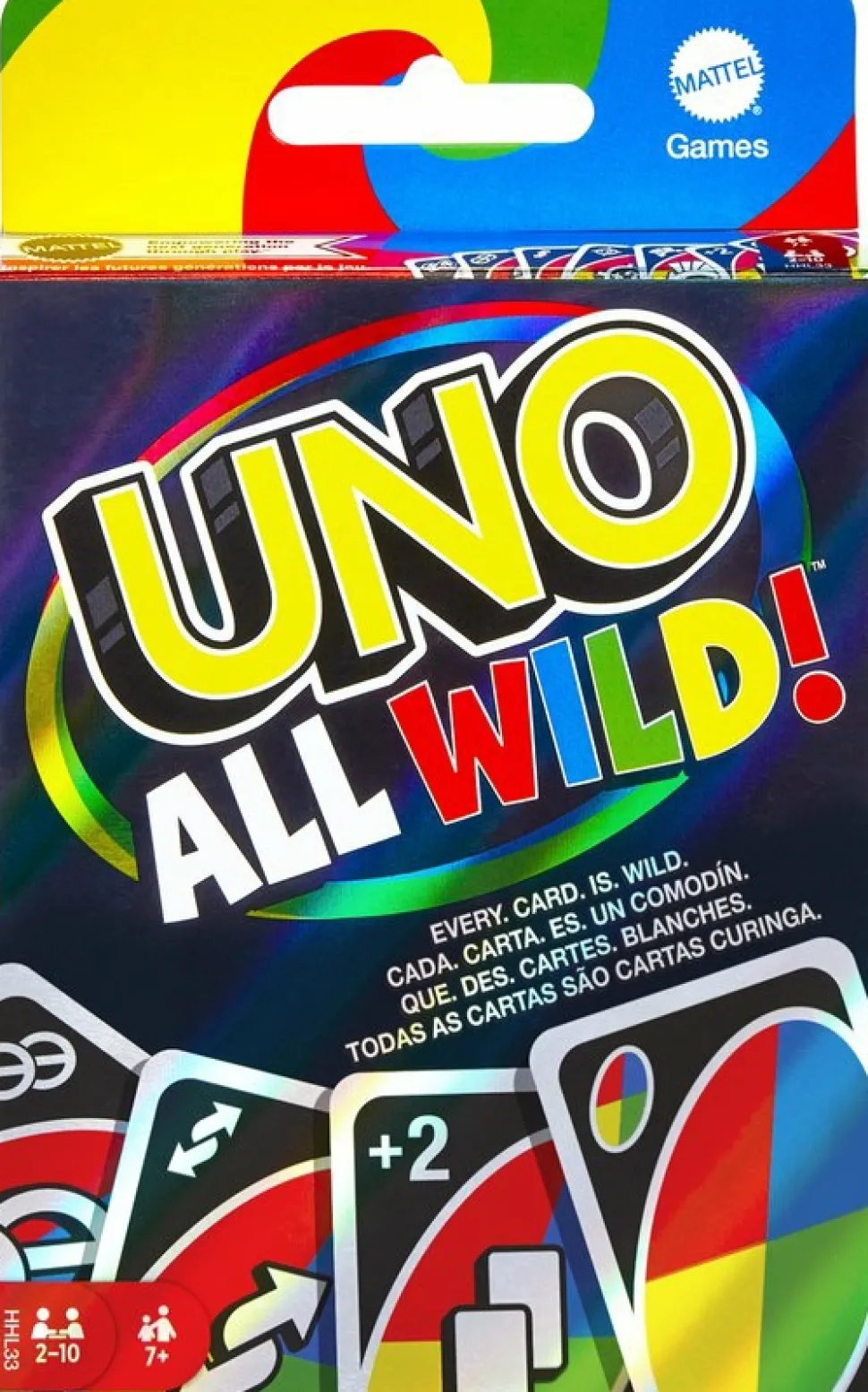 Mattel Games Kaartspellen>Uno All Wild - Kaartspel
