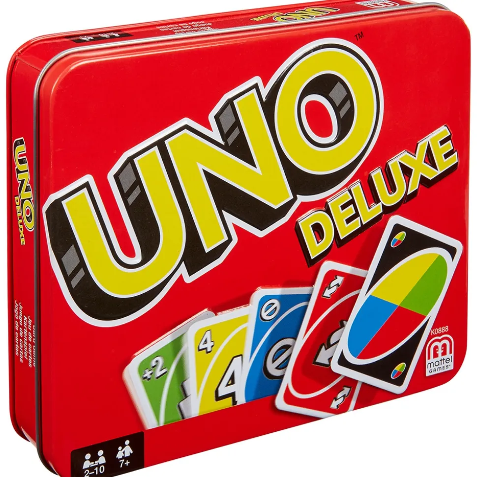Mattel Games Kaartspellen>Uno Deluxe Tin - Kaartspel