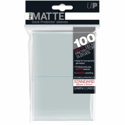 Ultra Pro Sleeves (Standard Size)>Up Standar Deck Protector Sleeves - Pro Matte Clear