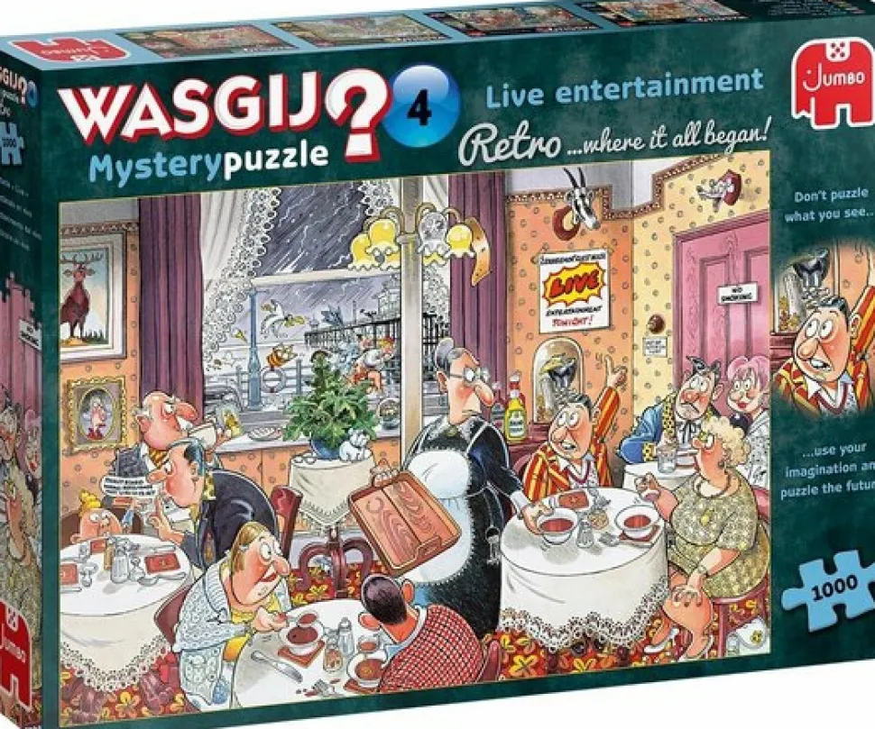 Jumbo Wasgij>Wasgij Mystery 4 Retro - Live Entertainment! (1000)