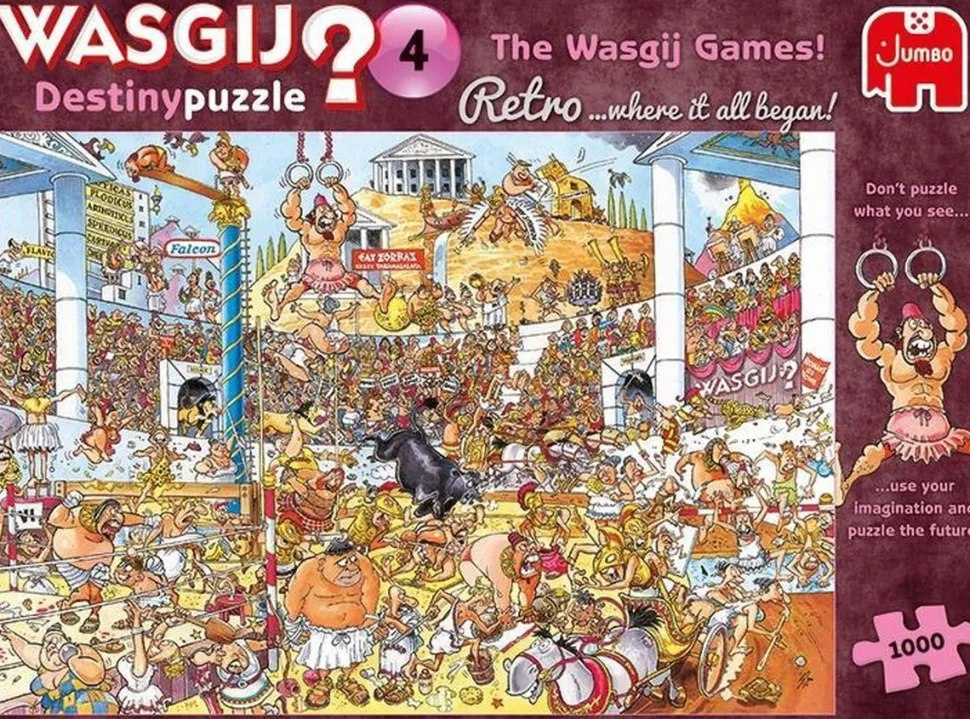 Jumbo Wasgij>Wasgij Retro Destiny 4 - De Wasgij Spelen (1000)