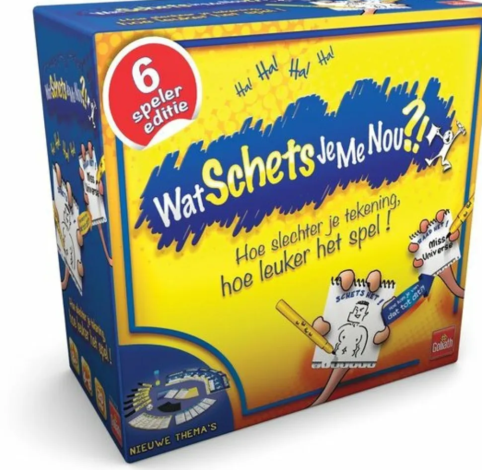 Goliath Partyspellen>Wat Schets Je Me Nou?! 6 Spelers