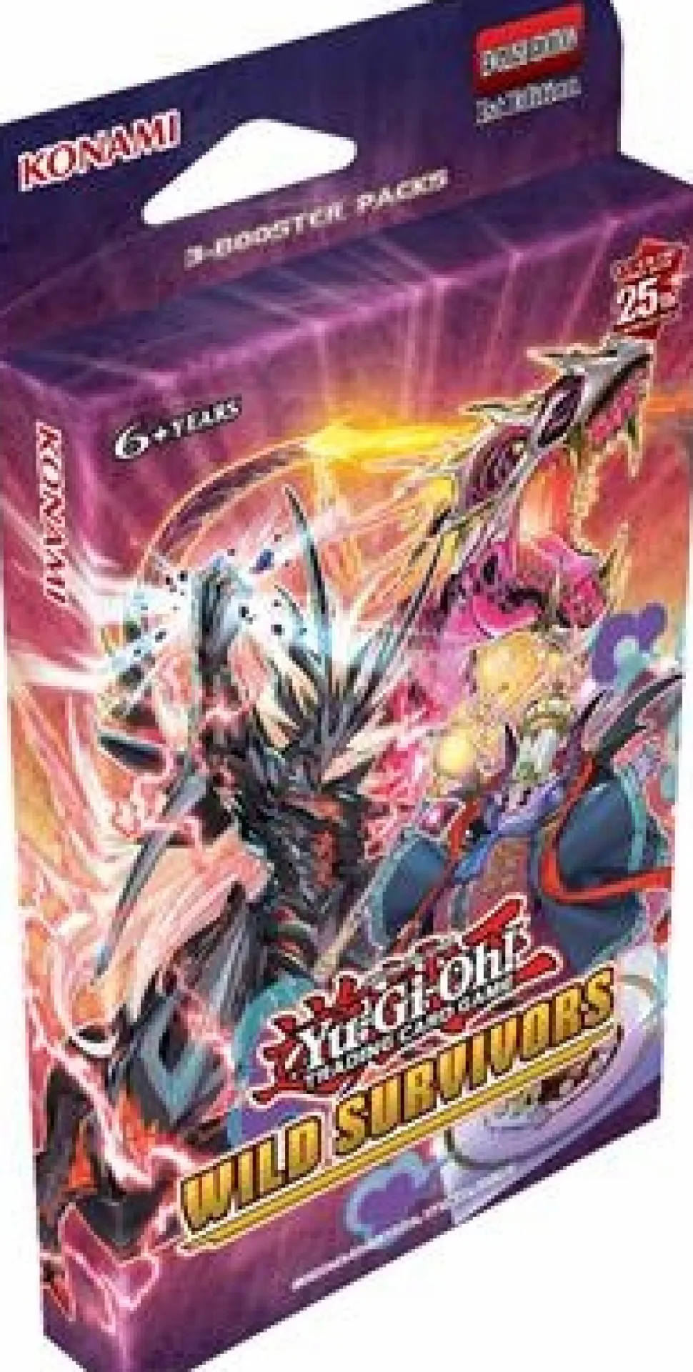 Konami Yu-Gi-Oh Boosters>Yu-Gi-Oh 3 Booster Pack - Wild Survivors