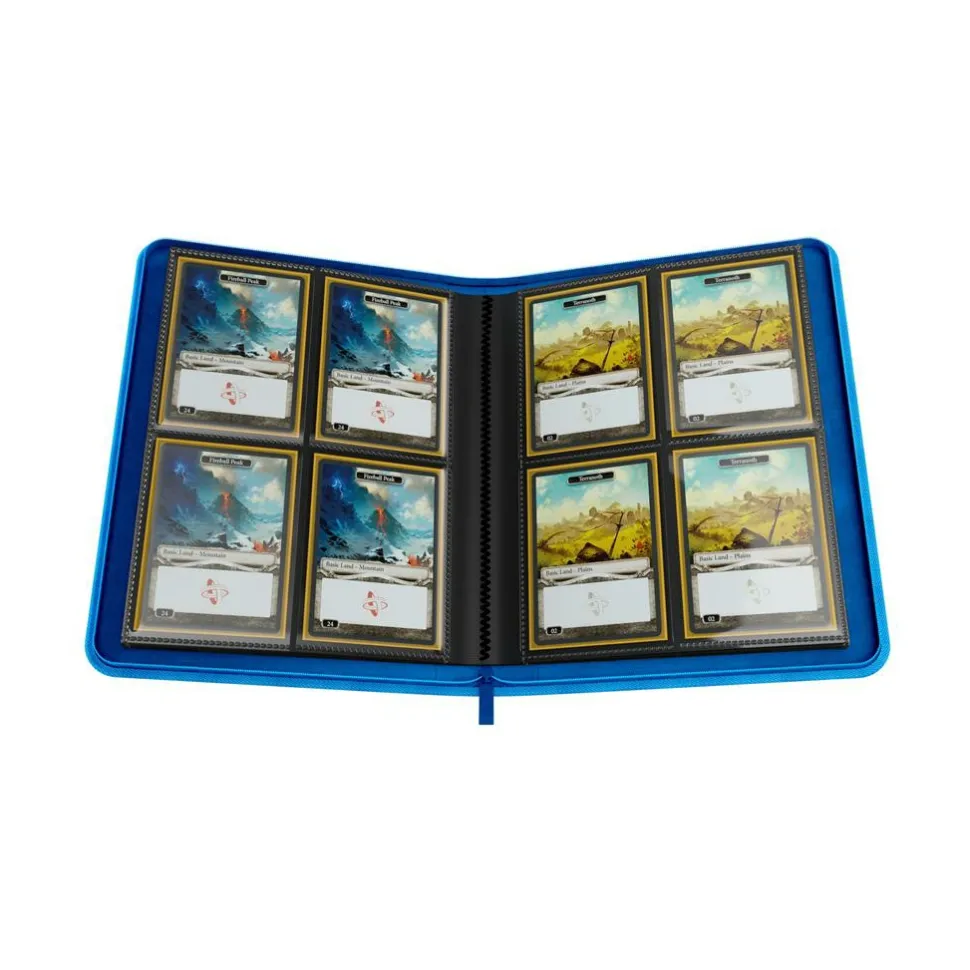 Gamegenic Opbergmappen>Zip-Up Album 8-Pocket Blue