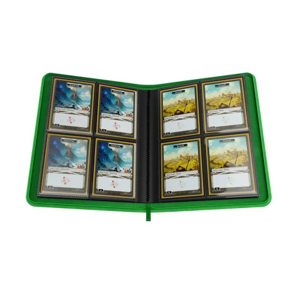 Gamegenic Opbergmappen>Zip-Up Album 8-Pocket Green