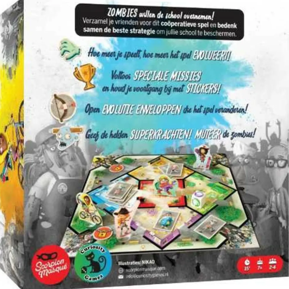 Hot Games Kinderspellen>Zombie Kidz Evolution Nl - Bordspel