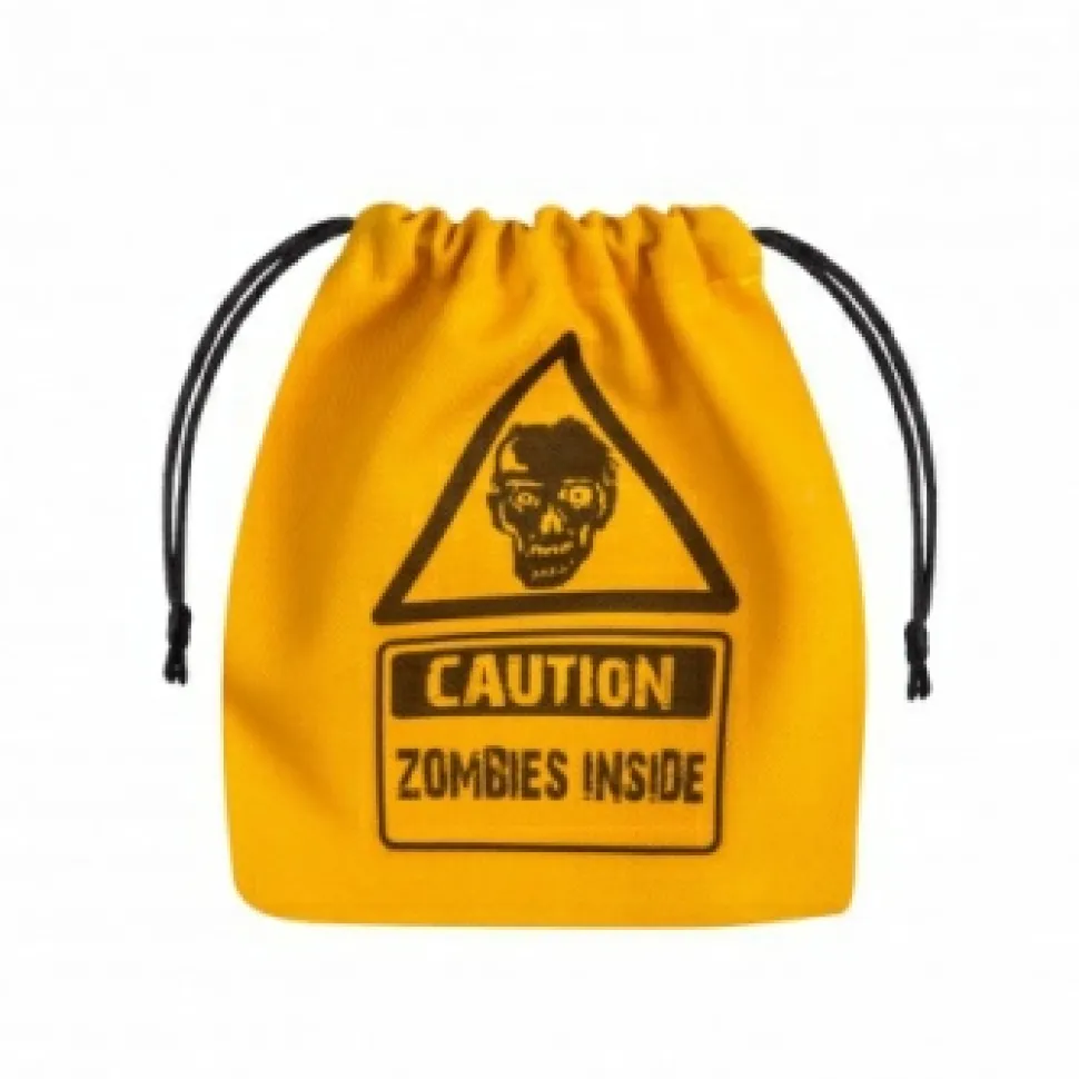Q Workshop Dobbelstenen>Zombie Yellow & Black Dice Bag